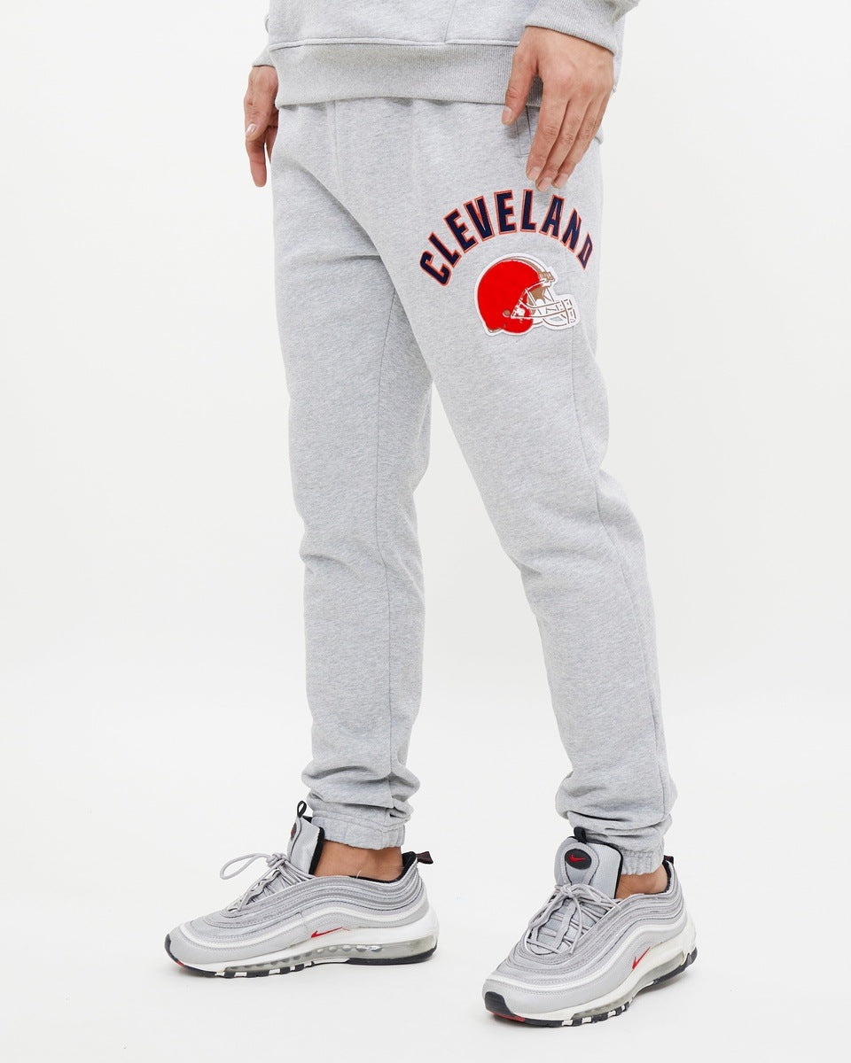 NFL CLEVELAND BROWNS CLASSIC MEN'S SWEATPANT (HEATHER GREY)