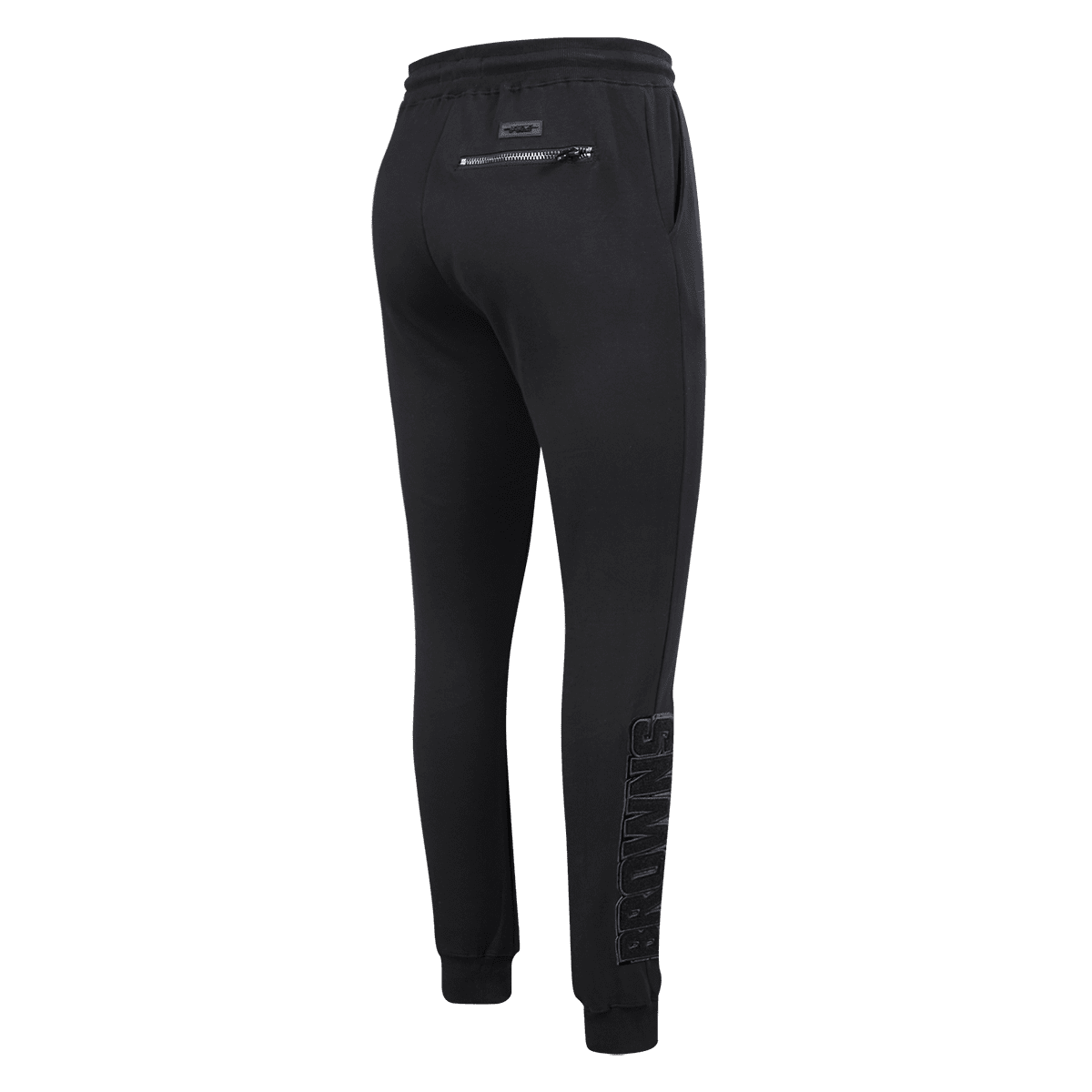 NFL CLEVELAND BROWNS TRIPLE BLACK LOGO MEN'S JOGGER (TRIPLE BLACK)