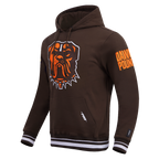NFL CLEVELAND BROWNS CHANDAIL À CAPUCHON MASHUP CÔTELÉ POUR HOMME (BRUN)