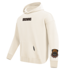 NFL CLEVELAND BROWNS WINGSPAN CHANDAIL À CAPUCHON POUR HOMME (COQUILLE D'ŒUF)