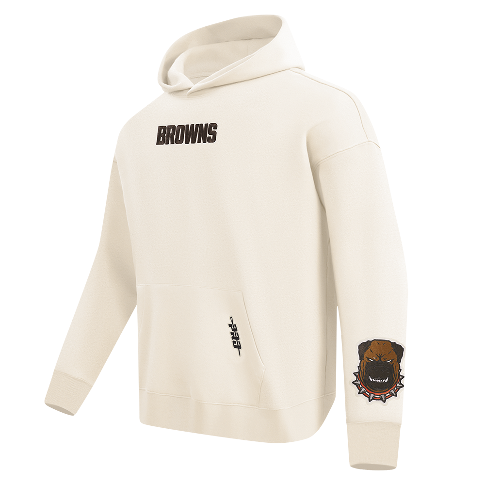 NFL CLEVELAND BROWNS WINGSPAN CHANDAIL À CAPUCHON POUR HOMME (COQUILLE D'ŒUF)