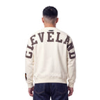 NFL CLEVELAND BROWNS WINGSPAN MEN'S SWEATSHIRT (EGGSHELL)