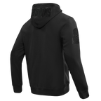 NFL CLEVELAND BROWNS TRIPLE BLACK CHANDAIL À CAPUCHON À GLISSIÈRE LOGO POUR HOMME (TRIPLE NOIR)
