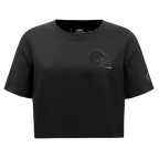NFL CLEVELAND BROWNS TRIPLE BLACK WOMEN'S SJ BOXY TEE (TRIPLE BLACK WOMEN'S)