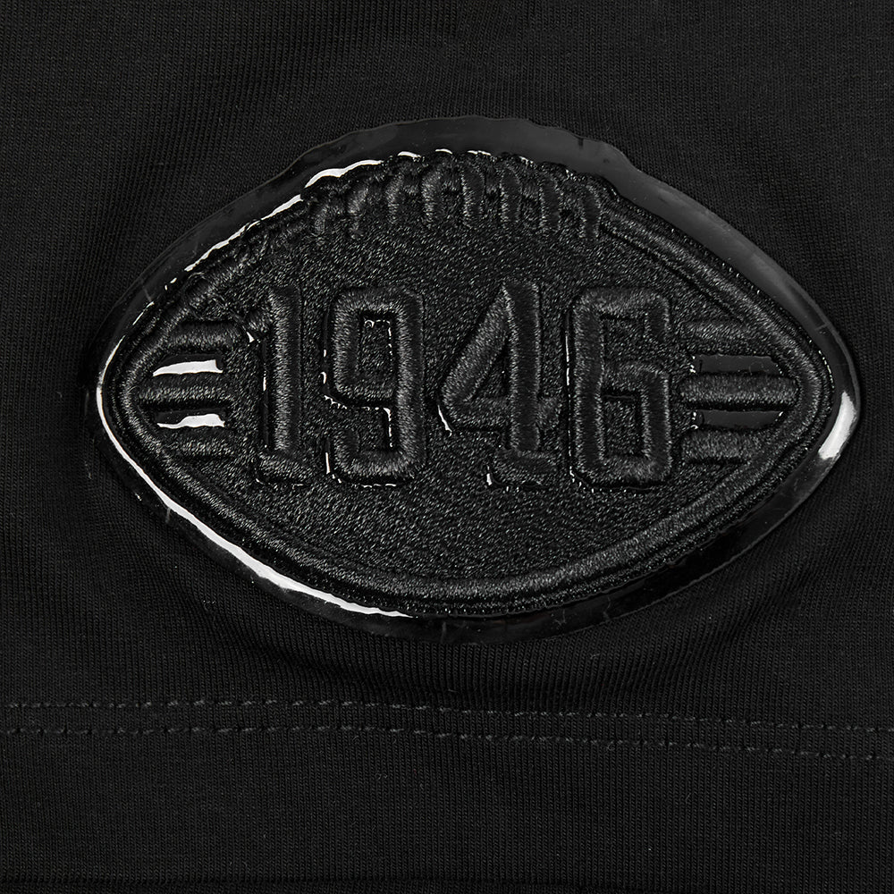 NFL CLEVELAND BROWNS TRIPLE BLACK WOMEN'S SJ BOXY TEE (TRIPLE BLACK WOMEN'S)