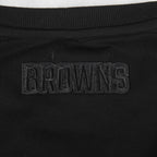 NFL CLEVELAND BROWNS TRIPLE BLACK CHANDAIL À COL ROND EN MOLLETON POUR FEMME (TRIPLE NOIR FEMME)