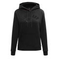 NFL CLEVELAND BROWNS TRIPLE BLACK WOMEN'S FLC PO HOODIE (TRIPLE BLACK WOMEN'S)
