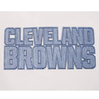NFL CLEVELAND BROWNS VARSITY BLUES CHANDAIL À COL ROND EN MOLLETON POUR FEMME (LIN)