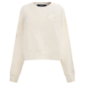 NFL CLEVELAND BROWNS NEUTRAL FLEECE CREWNECK (EGGSHELL)