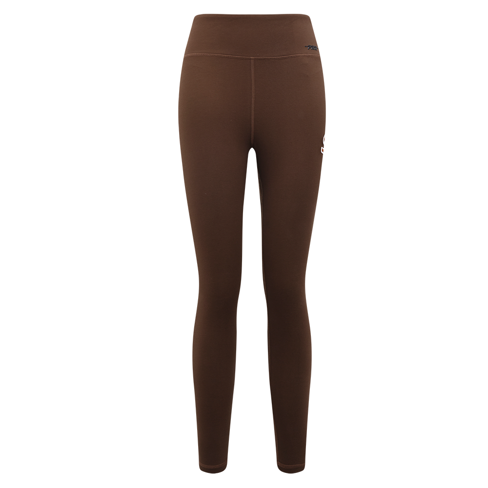 NFL CLEVELAND BROWNS RETRO CLASSIC WOMEN'S JERSEY LEGGING (BROWN)