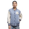 NFL CLEVELAND BROWNS VARSITY BLUES BLOUSON COLLÉGIAL EN DENIM POUR FEMME (DENIM/LIN)