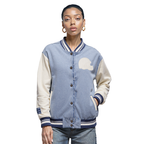 NFL CLEVELAND BROWNS VARSITY BLUES BLOUSON COLLÉGIAL EN DENIM POUR FEMME (DENIM/LIN)
