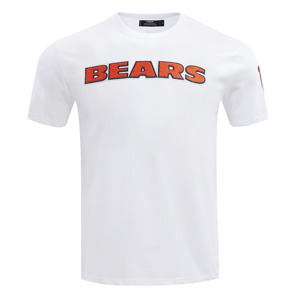 NFL CHICAGO BEARS CLASSIC CHENILLE MEN'S TEE (WHITE)