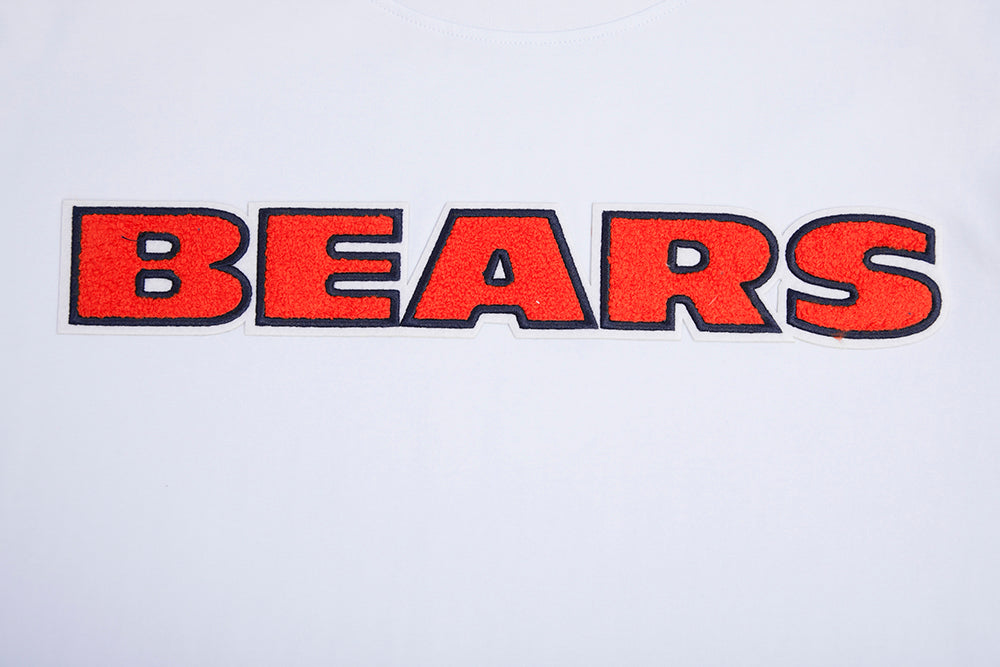 NFL CHICAGO BEARS CLASSIC CHENILLE MEN'S TEE (WHITE)