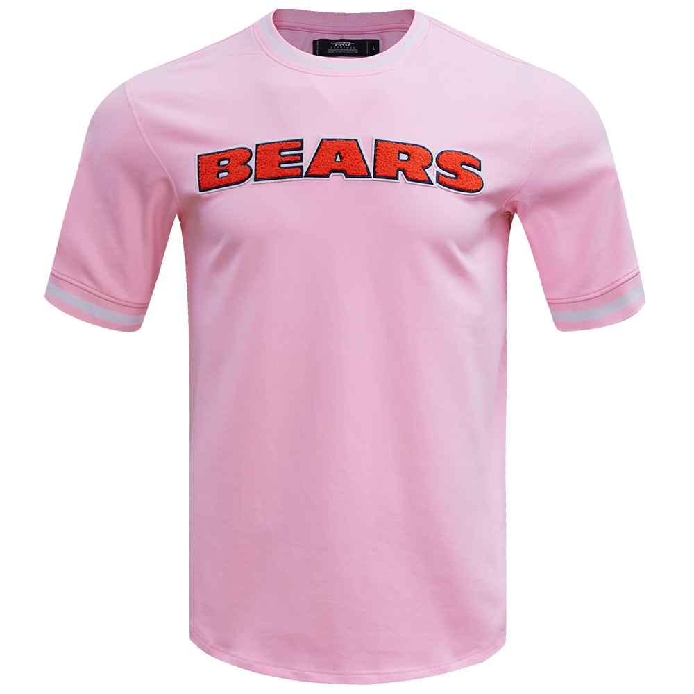NFL CHICAGO BEARS CLASSIC CHENILLE T-SHIRT POUR HOMME (ROSE)
