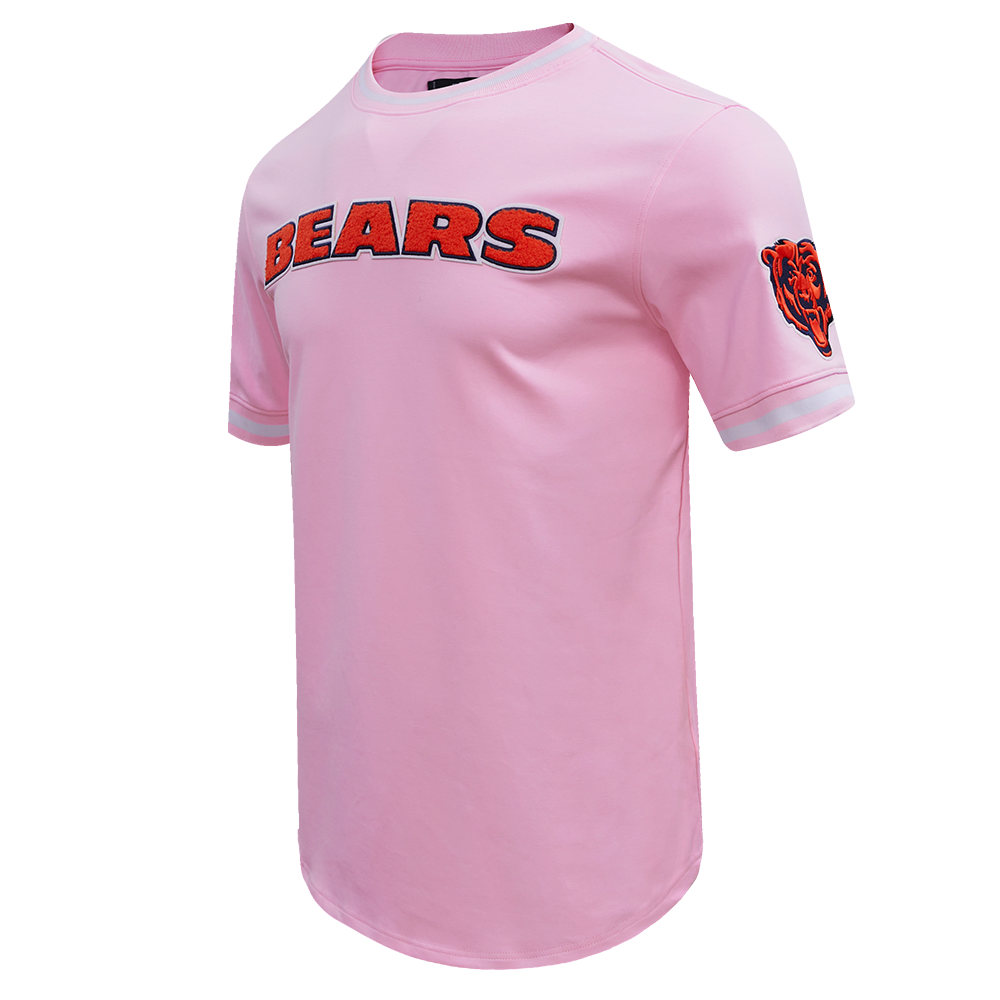 NFL CHICAGO BEARS CLASSIC CHENILLE T-SHIRT POUR HOMME (ROSE)