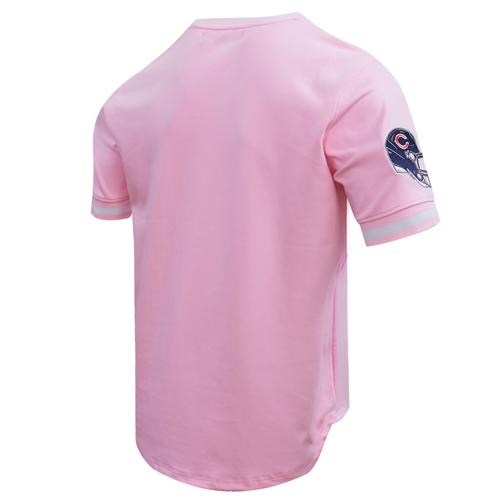 NFL CHICAGO BEARS CLASSIC CHENILLE T-SHIRT POUR HOMME (ROSE)