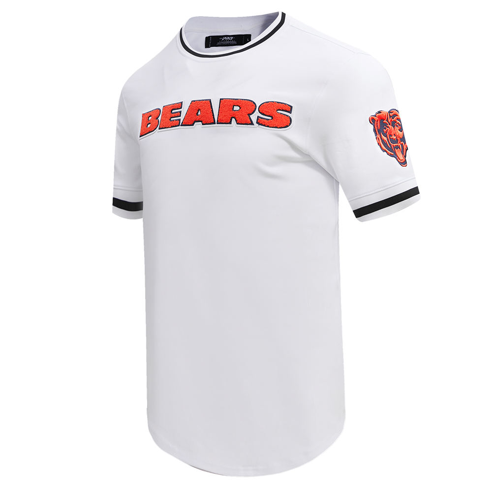 NFL CHICAGO BEARS CLASSIC CHENILLE T-SHIRT POUR HOMME (BLANC)