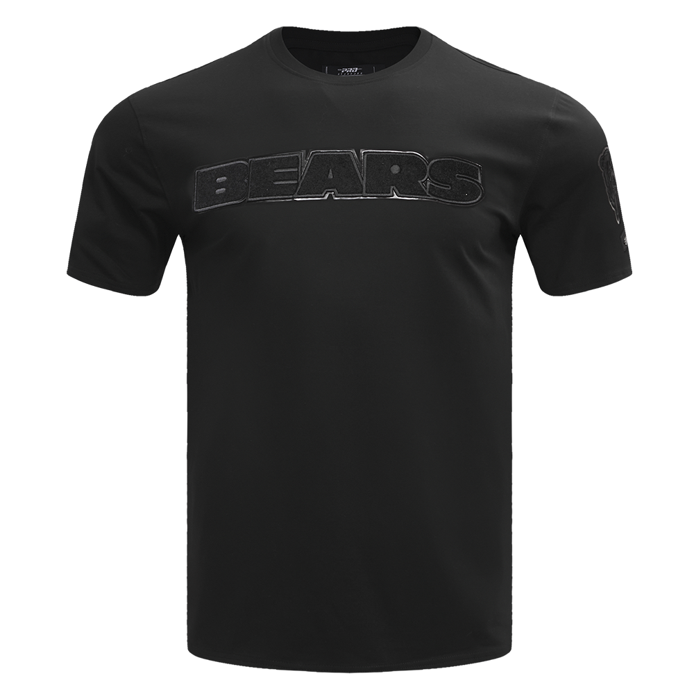 NFL CHICAGO BEARS TRIPLE BLACK T-SHIRT POUR HOMME (TRIPLE NOIR)