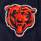 NFL CHICAGO BEARS CLASSIC CHEMISE BOUTONNÉE EN FILET POUR HOMME (MARINE MINUIT/ORANGE)