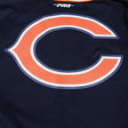 NFL CHICAGO BEARS CLASSIC CHEMISE BOUTONNÉE EN FILET POUR HOMME (MARINE MINUIT/ORANGE)