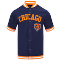 NFL CHICAGO BEARS CLASSIC BLOUSON D'ÉCHAUFFEMENT POUR HOMME (MARINE MINUIT/ORANGE)