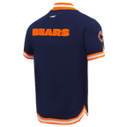 NFL CHICAGO BEARS CLASSIC BLOUSON D'ÉCHAUFFEMENT POUR HOMME (MARINE MINUIT/ORANGE)