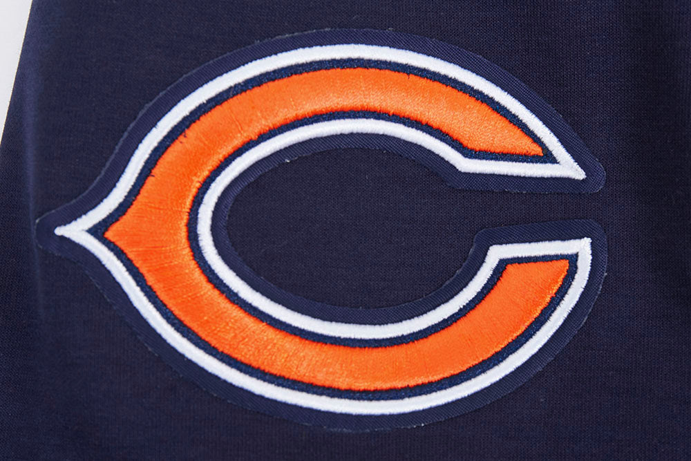 NFL CHICAGO BEARS CLASSIC BLOUSON D'ÉCHAUFFEMENT POUR HOMME (MARINE MINUIT/ORANGE)