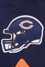 NFL CHICAGO BEARS CLASSIC BLOUSON D'ÉCHAUFFEMENT POUR HOMME (MARINE MINUIT/ORANGE)