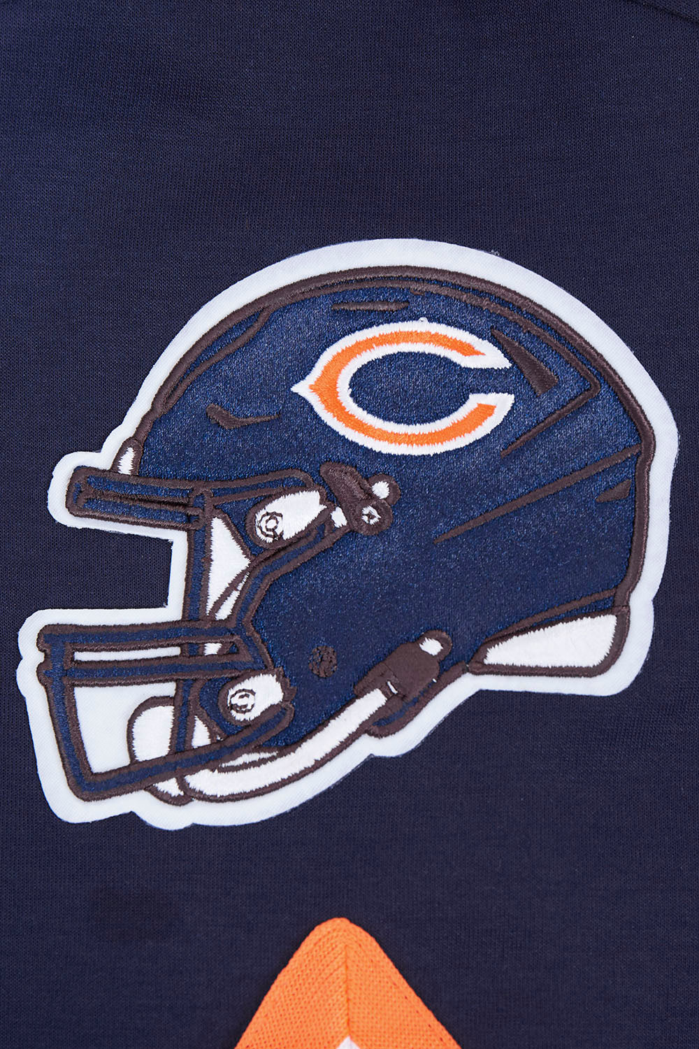 NFL CHICAGO BEARS CLASSIC BLOUSON D'ÉCHAUFFEMENT POUR HOMME (MARINE MINUIT/ORANGE)