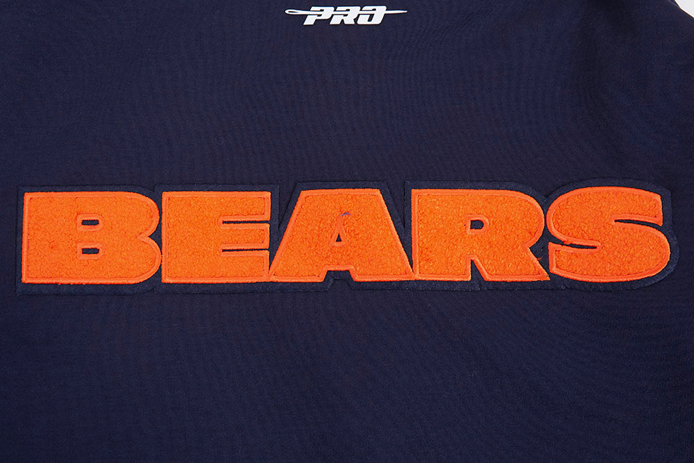NFL CHICAGO BEARS CLASSIC BLOUSON D'ÉCHAUFFEMENT POUR HOMME (MARINE MINUIT/ORANGE)