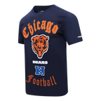 NFL CHICAGO BEARS OLD ENGLISH MEN'S SJ TEE (MIDNIGHT NAVY)