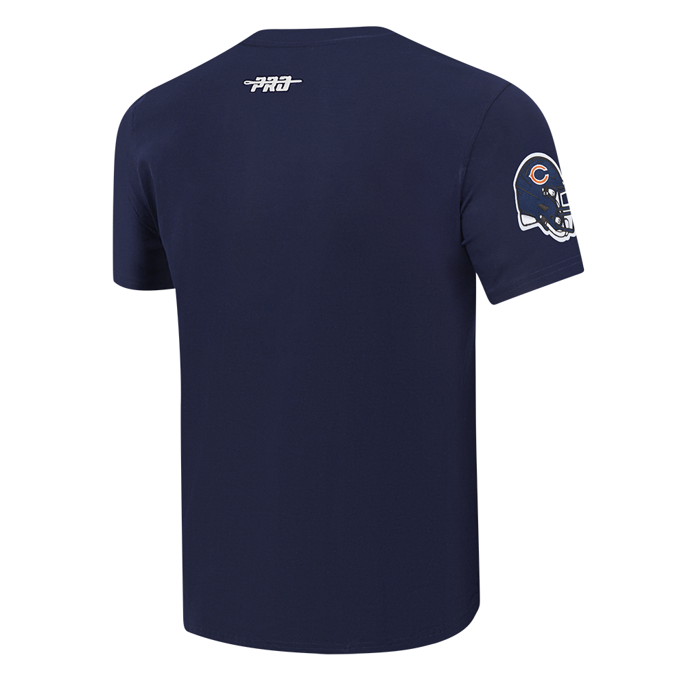 NFL CHICAGO BEARS OLD ENGLISH MEN'S SJ TEE (MIDNIGHT NAVY)