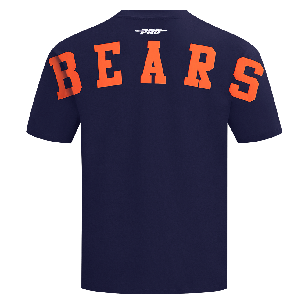 NFL CHICAGO BEARS WINGSPAN MEN'S CJ DROP SHOULDER TEE (MIDNIGHT NAVY)