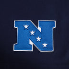 NFL CHICAGO BEARS WINGSPAN T-SHIRT EN JERSEY DE COTON À ÉPAULES TOMBANTES POUR HOMME (MARINE MINUIT)