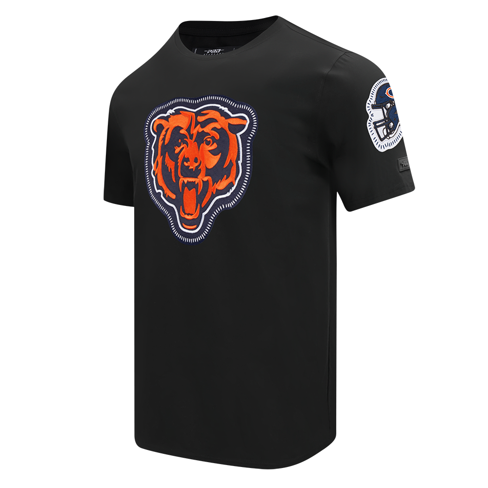 NFL CHICAGO BEARS DIY PICK STITCH MEN'S SINGLE JERSEY TEE (BLACK)