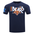 NFL CHICAGO BEARS RETRO ELEVATION T-SHIRT EN JERSEY SIMPLE POUR HOMME (MARINE MINUIT)