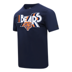 NFL CHICAGO BEARS RETRO ELEVATION T-SHIRT EN JERSEY SIMPLE POUR HOMME (MARINE MINUIT)