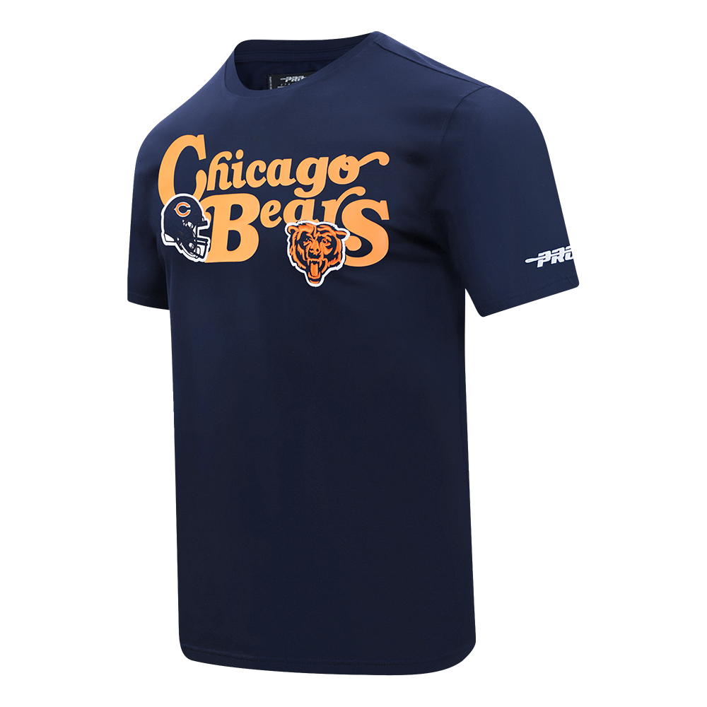 NFL CHICAGO BEARS SOUVENIR MEN'S SINGLE JERSEY TEE (MIDNIGHT NAVY)