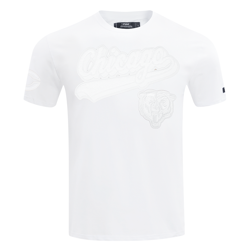 NFL CHICAGO BEARS WHITE OUT MEN'S SINGLE JERSEY TEE (WHITE)