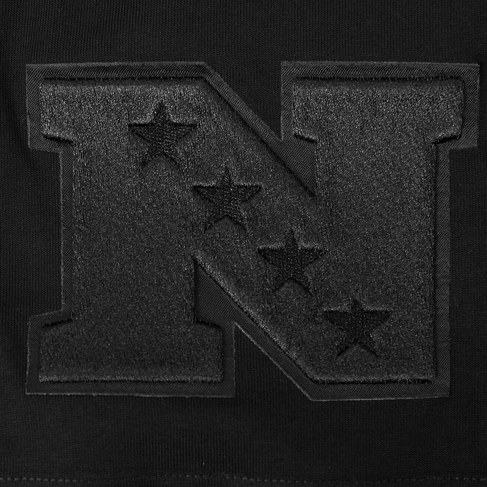NFL CHICAGO BEARS REBEL ATHLETICS T-SHIRT EN JERSEY SIMPLE À LOGO EMPILÉ POUR HOMME (NOIR)