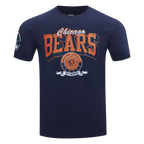 NFL CHICAGO BEARS TEAM BADGE MEN'S WM SJ TEE (MIDNIGHT NAVY)