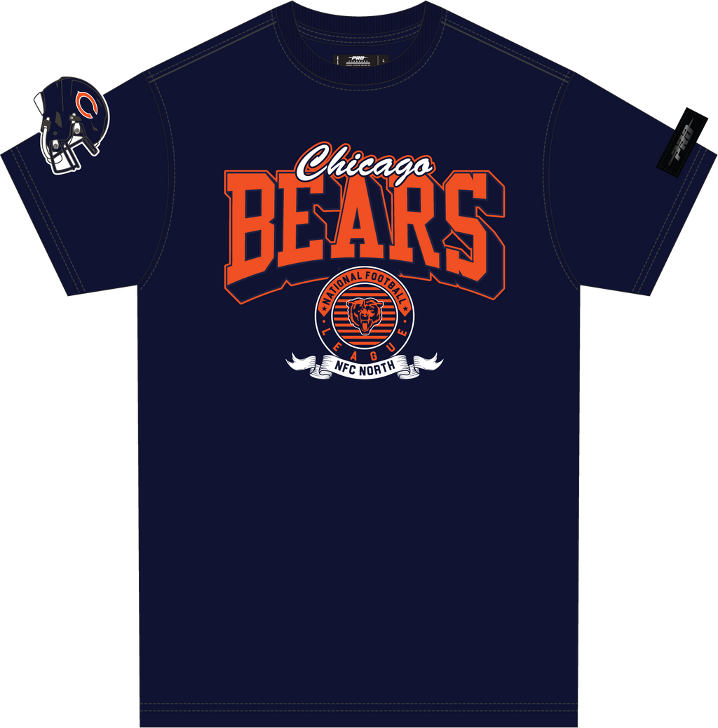 NFL CHICAGO BEARS TEAM BADGE MEN'S WM SJ TEE (MIDNIGHT NAVY)