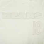 NFL CHICAGO BEARS CALEB WILLIAMS #18 NEUTRAL CJ DROP SHOULDER POUR HOMME (COQUILLE D'ŒUF)