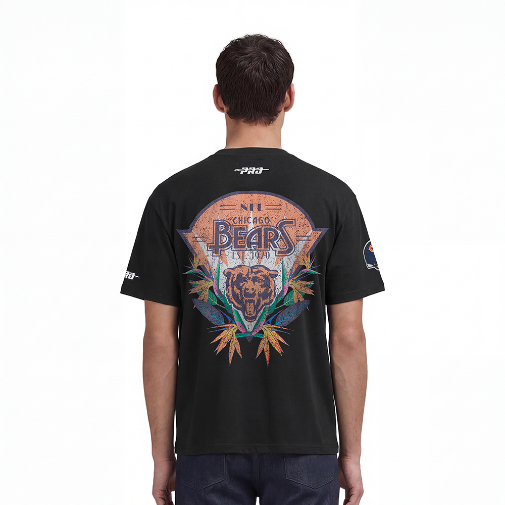 NFL CHICAGO BEARS PARADISE MEN'S S/S TEE (BLACK)