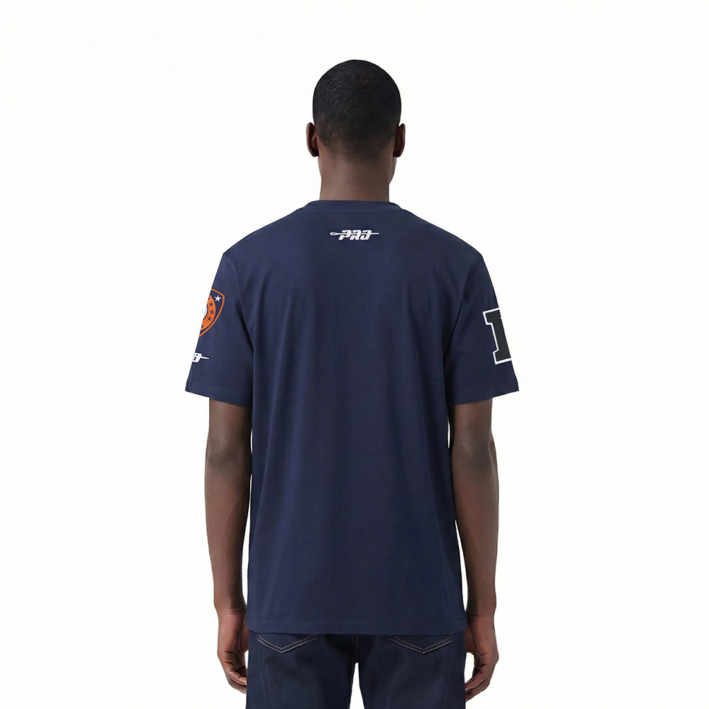 NFL CHICAGO BEARS LETTERMAN MEN'S S/S TEE (MIDNIGHT NAVY)