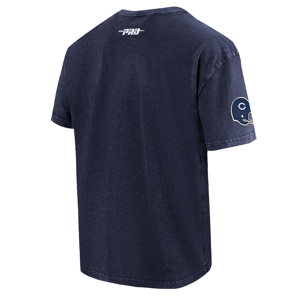 NFL CHICAGO BEARS FIRST TEAM MEN'S S/S TEE (WASHED MIDNIGHT NAVY)