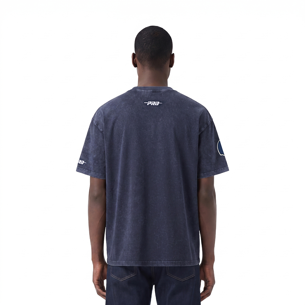 NFL CHICAGO BEARS FIRST TEAM MEN'S S/S TEE (WASHED MIDNIGHT NAVY)