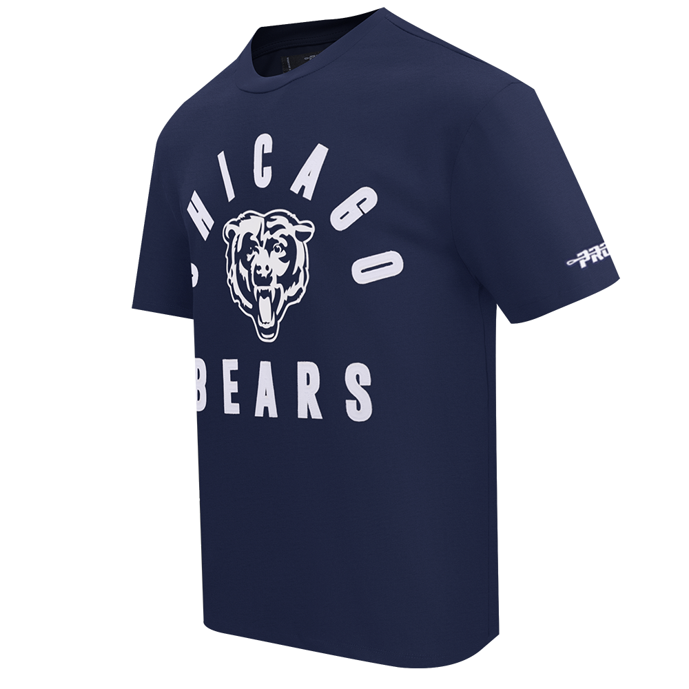 NFL CHICAGO BEARS T-SHIRT À MANCHES COURTES POUR HOMME (MARINE MINUIT)