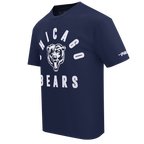 NFL CHICAGO BEARS T-SHIRT À MANCHES COURTES POUR HOMME (MARINE MINUIT)